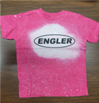 Todder T-shirt Bleached in Pink & Blue